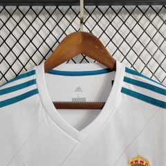 Retro Real Madrid 2017/2018 Tay Dài ( Sân Nhà )