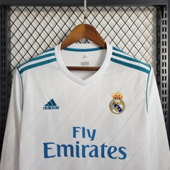 Retro Real Madrid 2017/2018 Tay Dài ( Sân Nhà )