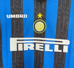 Retro Inter Milan 1997/1998 Tay Dài ( Sân Nhà )