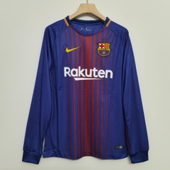 Retro Barcelona 2017/2018 Tay Dài ( Sân Nhà )
