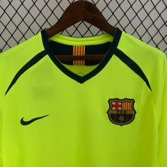 Retro Barcelona 2005/2006 Tay Dài ( Sân Khách )
