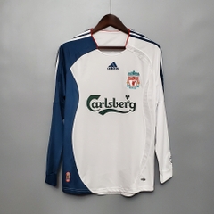 Retro Liverpool 2006/2007 Tay Dài ( Sân Khách )