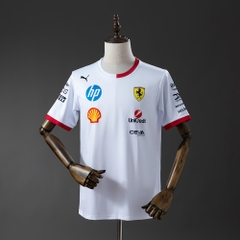 Áo Thun F1 Ferrari 2025 ( Trắng )