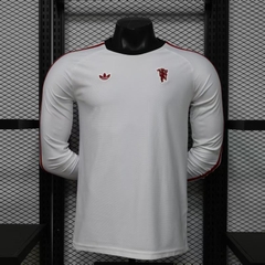 Áo Thun MU 2026 Tay Dài Trắng ( Adidas Originals )
