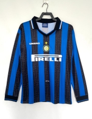 Retro Inter Milan 1997/1998 Tay Dài ( Sân Nhà )