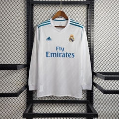 Retro Real Madrid 2017/2018 Tay Dài ( Sân Nhà )