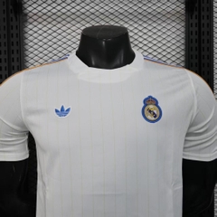 Áo Thun Real Madrid 2025 ( Terrace Icons Trắng )
