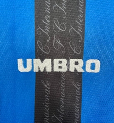 Retro Inter Milan 1997/1998 Tay Dài ( Sân Nhà )