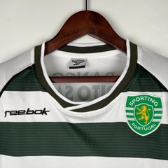 Retro Sporting Lisbon 2001/2002 Tay Dài ( Sân Nhà )