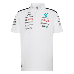 Áo Polo F1 Mercedes 2026 ( Trắng )