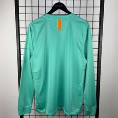 Retro Barcelona 2011/2012 Tay Dài ( Sân Khách )