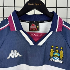 Retro Man City 1997/1998 Tay Dài ( Sân Khách )