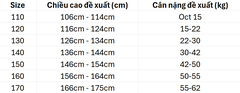 Váy Bé Gái Biểu Diễn (VBD01) - Vàng + Size