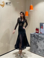 Váy Đen Lưới