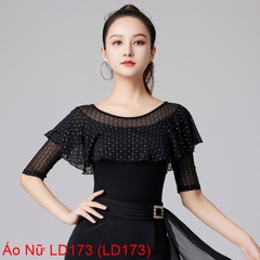 (CMJ) Áo Nữ LD173 (LD173) - Đen + Size
