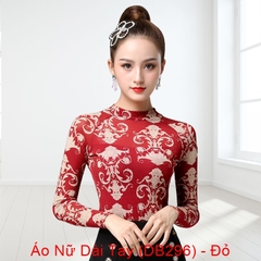 (Doubl) Áo Nữ Dài Tay (DB296) - Đỏ + Size