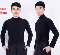 (SMRL) Áo Sơ Mi Nam Dài Tay Raglan (Áo Ráp Lăng) - Đen + Size