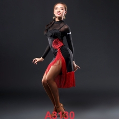 Váy Đen Đỏ HCDance (A3130) - Đen + Size