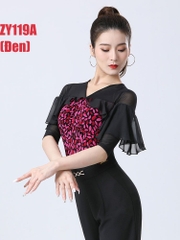 (Doubl) Áo Latin Nữ (ZY119A) - Đen + Size