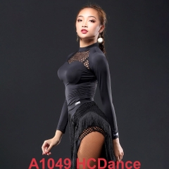 (HCDance) Áo Nữ Đen Lưới (A1049) - Đen + Size