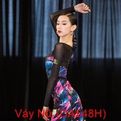 (DanceBaby) Váy Nữ (DA548H) - Đen + Size
