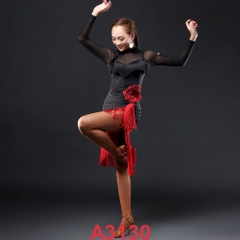 Váy Đen Đỏ HCDance (A3130) - Đen + Size