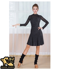 Tất Scrap Đen Dài W9E08