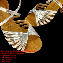 Giày Latin Nữ BD Dance 2398 Gót 8.5cm (2398BD8P) - Bạc