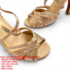 Giày Latin Nữ WellDance 919 Gót 8.0cm (919WD8P) - Hồng