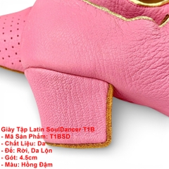 Giày Tập Latin SoulDancer T1B (T1BSD) - Hồng Đậm