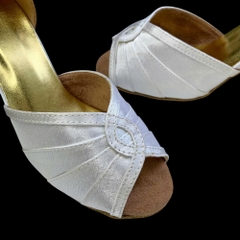 Giày Latin Nữ JigFoo 167303 Gót 7.5cm (167303J7P) - Trắng