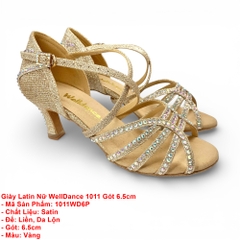 Giày Latin Nữ WellDance 1011 Gót 6.5cm (1011WD6P) - Vàng