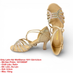 Giày Latin Nữ WellDance 1011 Gót 6.5cm (1011WD6P) - Vàng