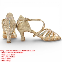 Giày Latin Nữ WellDance 1011 Gót 6.5cm (1011WD6P) - Vàng