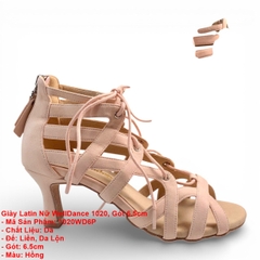 Giày Latin Nữ WellDance 1020, Gót 6.5cm (1020WD6P) - Hồng