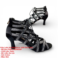 Giày Latin Nữ WellDance 1020 Gót 6.5cm (1020WD6P) - Đen