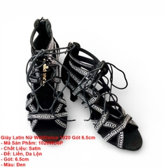 Giày Latin Nữ WellDance 1020 Gót 6.5cm (1020WD6P) - Đen