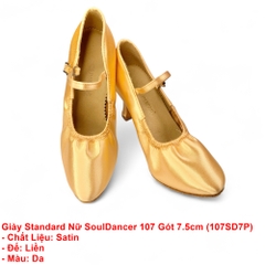 Giày Standard Nữ SoulDancer 107 Gót 7.5cm (107SD7P) - Satin
