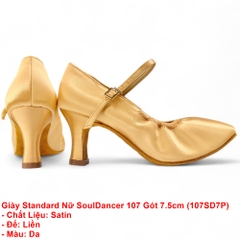 Giày Standard Nữ SoulDancer 107 Gót 7.5cm (107SD7P) - Satin