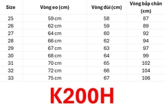 (Doubl) Quần Nữ (K200H) - Đen + Size
