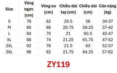 (Doubl) Áo Latin Nữ (ZY119A) - Đen + Size