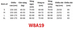 Váy Đen Tay Ngắn WJJDance (W8A19) - Đen + Size