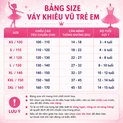 (YXL) Váy Thi Đấu Trẻ Em (YXL230) - Tím + Size