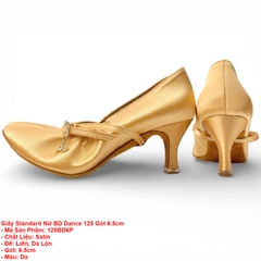 Giầy Standard Nữ BD Dance 125 Gót 6.5cm (125BD6P) - Satin Da