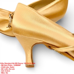 Giầy Standard Nữ BD Dance 125 Gót 6.5cm (125BD6P) - Satin Da