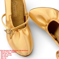 Giầy Standard Nữ BD Dance 125 Gót 6.5cm (125BD6P) - Satin Da