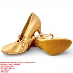 Giầy Standard Nữ BD Dance 125 Gót 6.5cm (125BD6P) - Satin Da