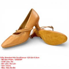 Giầy Standard Nữ SoulDancer 125 Gót 5.5cm (125SD5P) - Nâu Da Bò