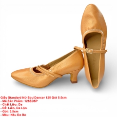 Giầy Standard Nữ SoulDancer 125 Gót 5.5cm (125SD5P) - Nâu Da Bò