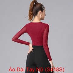 (Doubl) Áo Dài Tay Nữ (S418S) - Đỏ + Size